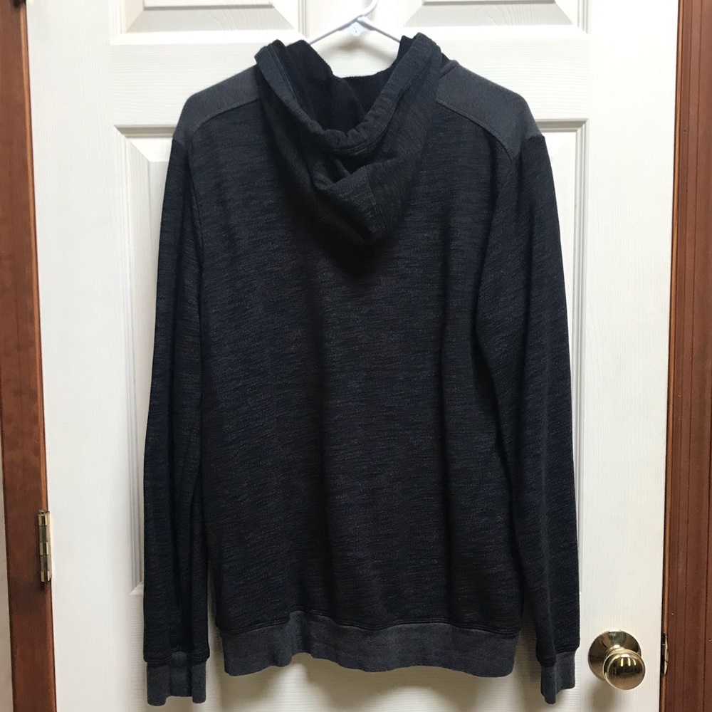 Marc Anthony Black Button Pullover Sweatshirt - image 4